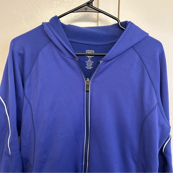 REI Purple Zip Up Hoodie Women’s XL - Soft Interior, Thumb Holes, Stretch Fabric - Picture 2 of 11